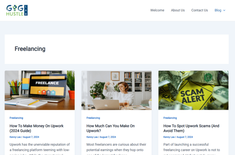 Read freelancing posts on GigHustleLab